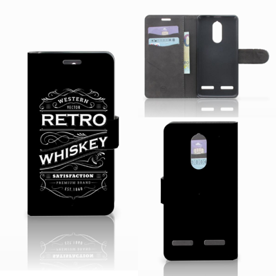 Lenovo K6 Book Cover Whiskey
