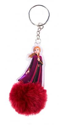 Disney sleutelhanger Frozen 2 Anna pompom rood Disney sleutelhanger Frozen 2 Anna pompom rood