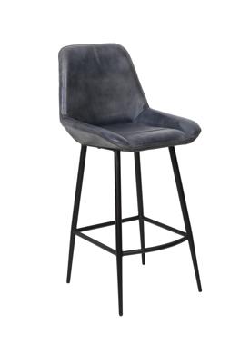 Light & Living Barkruk 'Zuko' (zithoogte 72cm) antiek grijs