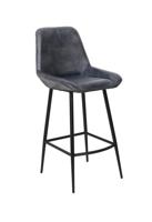 Light & Living Barkruk 'Zuko' (zithoogte 72cm) antiek grijs