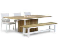 Lifestyle Rome/Los Angeles/Seaside 220 cm dining tuinset 5-delig - thumbnail