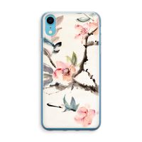 Japanse bloemen: iPhone XR Transparant Hoesje