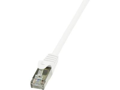 LogiLink CP2101S RJ45 Netwerkkabel, patchkabel CAT 6 F/UTP 15.00 m Wit Snagless 1 stuk(s)