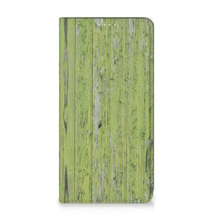 Samsung Galaxy S20 FE Book Wallet Case Green Wood