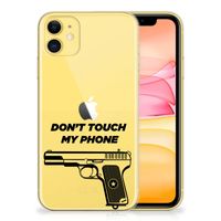 Apple iPhone 11 Silicone-hoesje Pistol DTMP - thumbnail