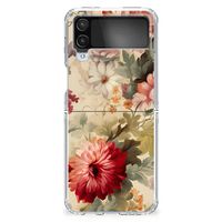 TPU Case voor Samsung Galaxy Z Flip 4 Bloemen