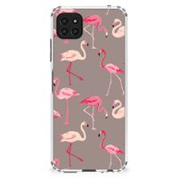 Samsung Galaxy A22 5G Case Anti-shock Flamingo - thumbnail