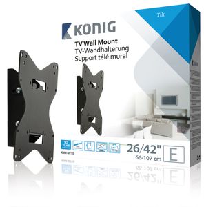 König KNM-MT10 tv-bevestiging 106,7 cm (42") Zwart