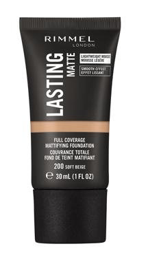 Rimmel Lasting Matte Full Coverage Foundation - 200 Soft Beige
