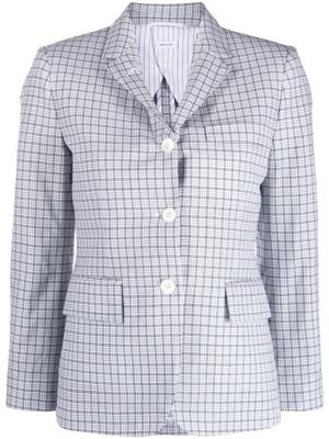 Thom Browne Blazer met enkele rij knopen - Wit