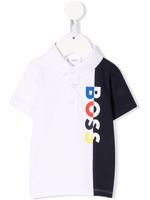 BOSS Kidswear polo à logo imprimé - Blanc