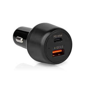 Autolader | 2.0 / 3.0 / 3.25 A | Outputs: 2 | Poorttype: USB-A / USB-C© | 65 W | Automatische Volt