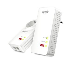 AVM FRITZ!Powerline 1260 WLAN Set Powerline WiFi netwerkkit 20002795 1200 MBit/s