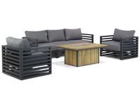 Santika Jaya/Seaside 120 cm stoel-bank loungeset 6-delig