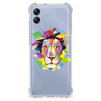 Samsung Galaxy A04e Stevig Bumper Hoesje Lion Color