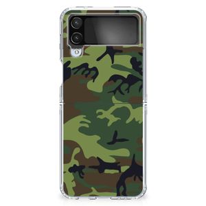 Samsung Galaxy Z Flip 4 TPU bumper Army Dark