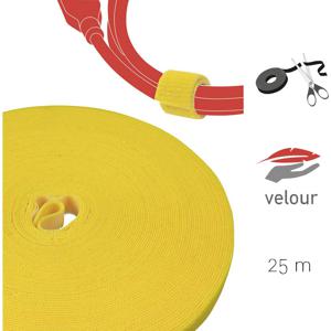 Label-the-cable PRO 1240 klittenband Velour Geel 1 stuk(s)