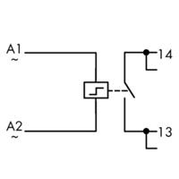 WAGO 789-570 Industrieel relais Nominale spanning: 230 V/AC Schakelstroom (max.): 16 A 1x NO 1 stuk(s) - thumbnail