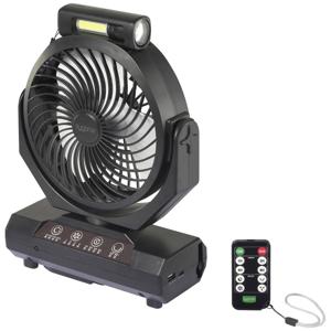 Sygonix Accuventilator 4.6 W (Ø) 205 mm Zwart