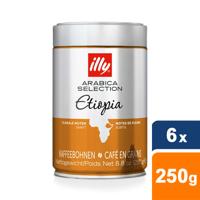 Illy - Arabica Selection Ethiopië Bonen - 6x 250g