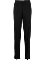 Giorgio Armani pantalon de costume à plis - Noir