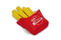 Beeztees fries - hondenspeelgoed - pluche - 18x13x5 cm