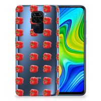 Xiaomi Redmi Note9 Siliconen Case Paprika Red