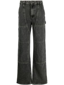 Helmut Lang jean Carpenter à coupe droite - Gris