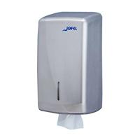 Jofel ah75000 Futura toiletpapier Dispenser, Zig-Zag, roestvrij staal satijn