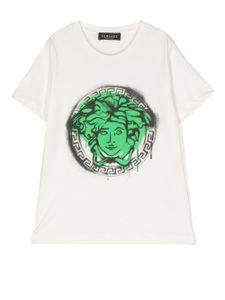 Versace Kids t-shirt à motif Medusa Head - Blanc