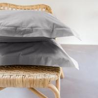 Presence 2-Pack: Egyptisch Luxe Katoen Kussenslopen Kleur: Grijs, 60 x 70 cm