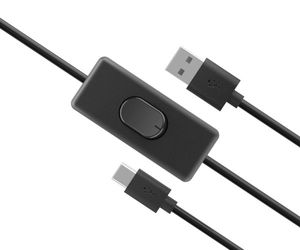 Akasa AK-CBUB57-15BK USB-kabel 1,5 m USB 2.0 USB A USB C Zwart