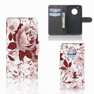 Hoesje Motorola Moto G5 Plus Watercolor Flowers