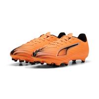 PUMA Unisex Ultra 6 Play Fg/Ag voetbalschoen, Heat Fire PUMA Zwart Gloeiend Rood, 42 EU