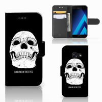 Telefoonhoesje met Naam Samsung Galaxy A3 2017 Skull Eyes