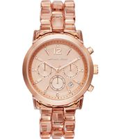 Horlogeband Michael Kors MK6203 Kunststof/Plastic Roze 22mm - thumbnail