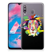 Samsung Galaxy M30 Telefoonhoesje met Naam Lion Color