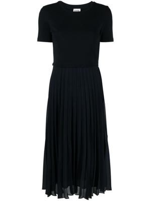 Claudie Pierlot Geplooide midi-jurk - Blauw