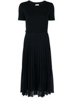 Claudie Pierlot Geplooide midi-jurk - Blauw