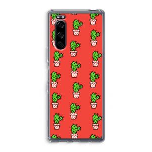 Mini cactus: Sony Xperia 5 Transparant Hoesje