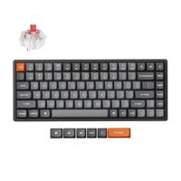 Keychron K2 MAX Draadloos Mechanisch Toetsenbord, 2,4 GHz/Bluetooth/USB-C, RGB, Aluminium Raamwerk, QMK/VIA, Programmeerbare Macro's, Hot-swap, PBT Keycaps, Per Mac Windows, Super Red Switch