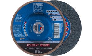 PFERD 67788180 PFC 180 Z 50 SGP STRONG STEEL Lamellenschijf Diameter 180 mm Boordiameter 22.23 mm Staal 10 stuk(s)