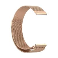 By Qubix - Compatible met Garmin Vivomove 3 / HR/Luxe/Sport/Style/Trend - Milanese bandje - Champagne/rosé goud - Compatible Garmin bandje - Bandbreedte: 20mm