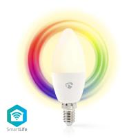 Nedis WIFILRC10E14 Smartlife Multicolour Lamp Wi-fi E14 470 Lm 4.9 W Rgb / Warm To Cool White Android™ / Ios Kaars - thumbnail