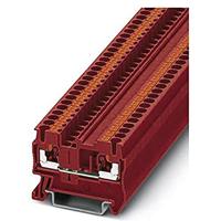 PHOENIX CONTACT PT 2,5 RD doorgangsklem, rood, 800 V, 24 A, 2 aantal aansluitingen, 0,14 mm² - 4 mm² doorsnede, 50 stuks