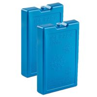 8x stuks 1000 grams koelelementen 22 x 14.5 cm kobalt blauw