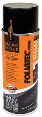 Foliatec Seat & Leather Color Spray400 ml zwart (mat)