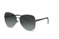 CWI zonnebril dames vlinder cat.3 zilver/groen (CWI1552)