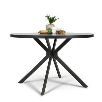 Ronde Eettafel Phoenix (120cm)  | Melamine  | Melamine | Zwart