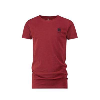 Vingino Essentials T-shirt met biologisch katoen donkerrood